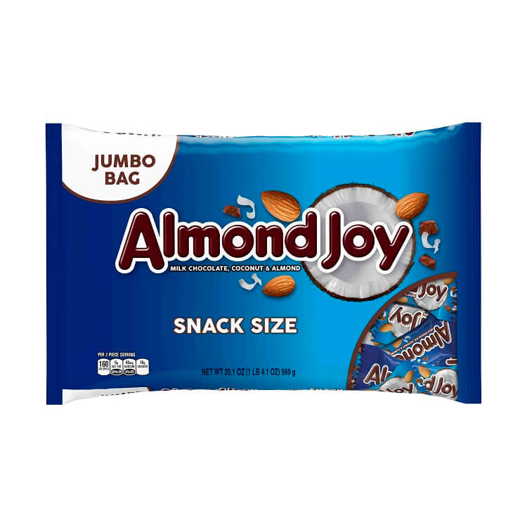 Almond Joy Snack Size Candy Bars Hershey's Chocolate